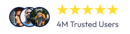 4M trusted users badge